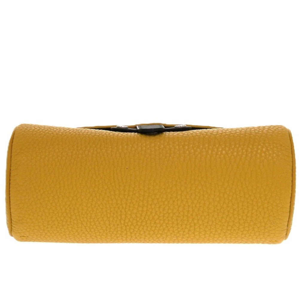 FENDI Pouch leather yellow Watch case