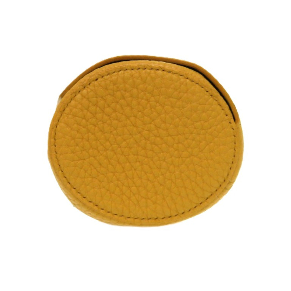 FENDI Pouch leather yellow Watch case