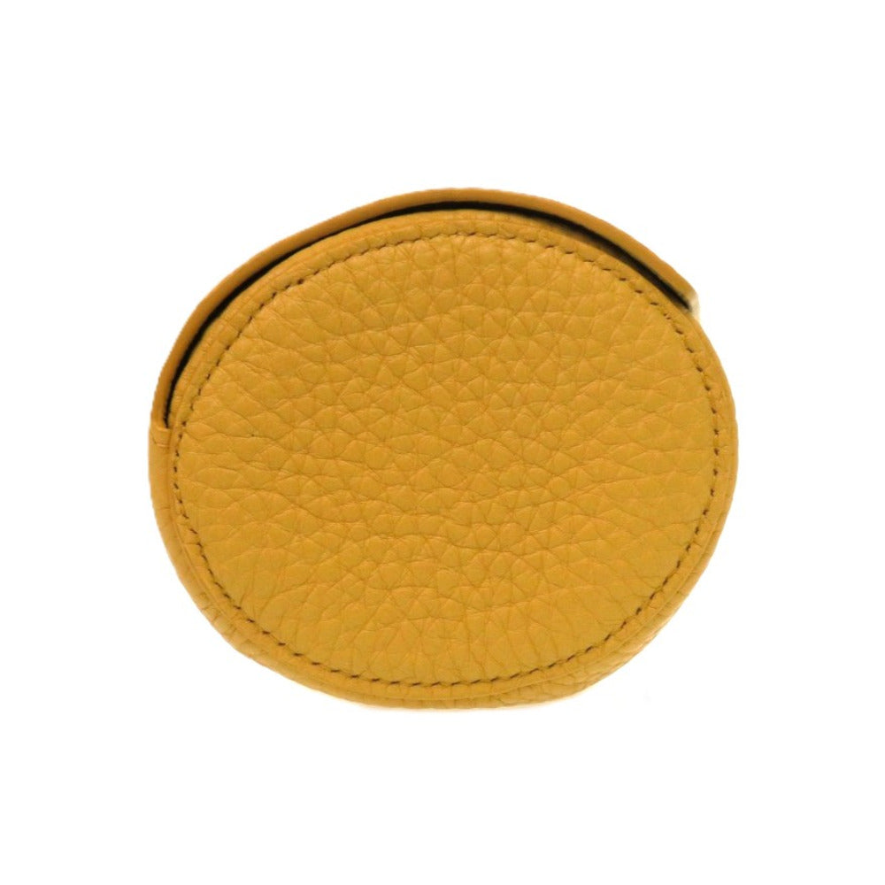 FENDI Pouch leather yellow Watch case
