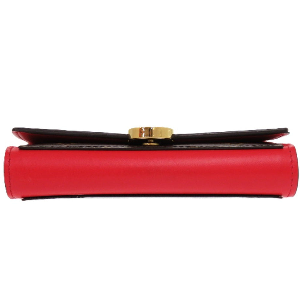 LOUIS VUITTON Bifold Wallet M64587 Leather, Monogram Canvas Coklico Portefeuille Flor Compact