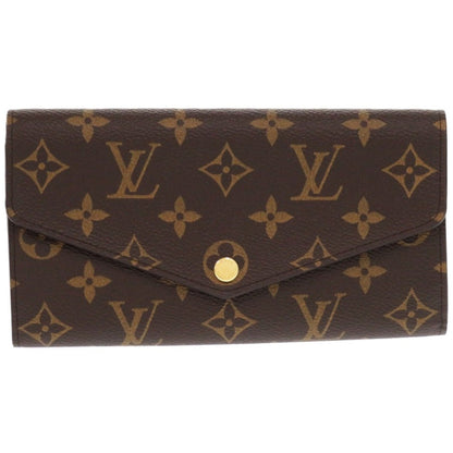 LOUIS VUITTON Long Wallet Purse M62235 Monogram canvas, grained leather Rose Valerie