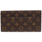LOUIS VUITTON Long Wallet Purse M62235 Monogram canvas, grained leather Rose Valerie