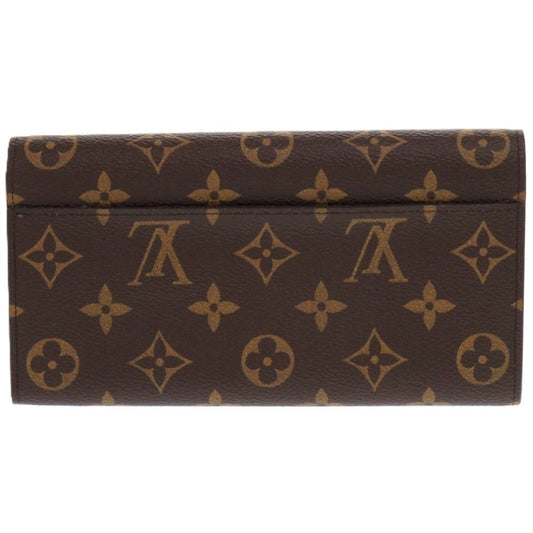 LOUIS VUITTON Long Wallet Purse M62235 Monogram canvas, grained leather Rose Valerie