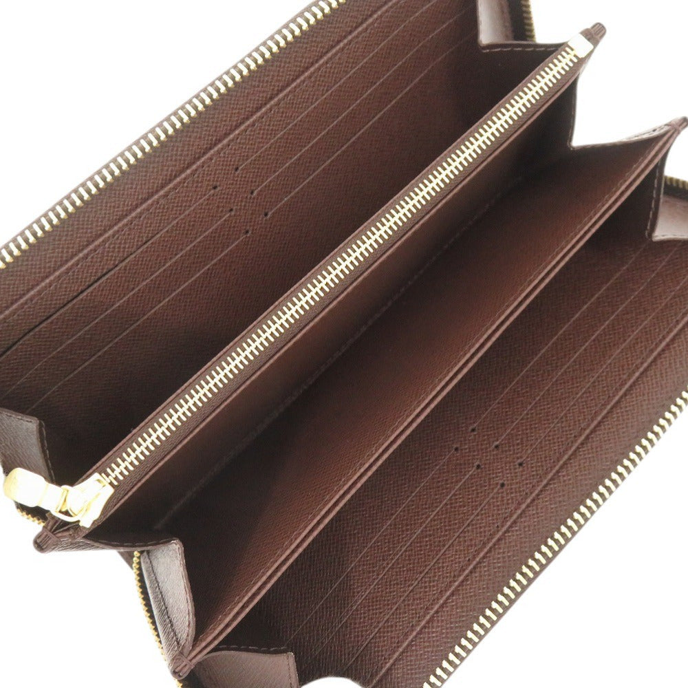 LOUIS VUITTON Long Wallet Purse N41661 Damier canvas Brown Damier Zippy wallet