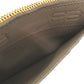 BALENCIAGA Coin case 717784 leather beige