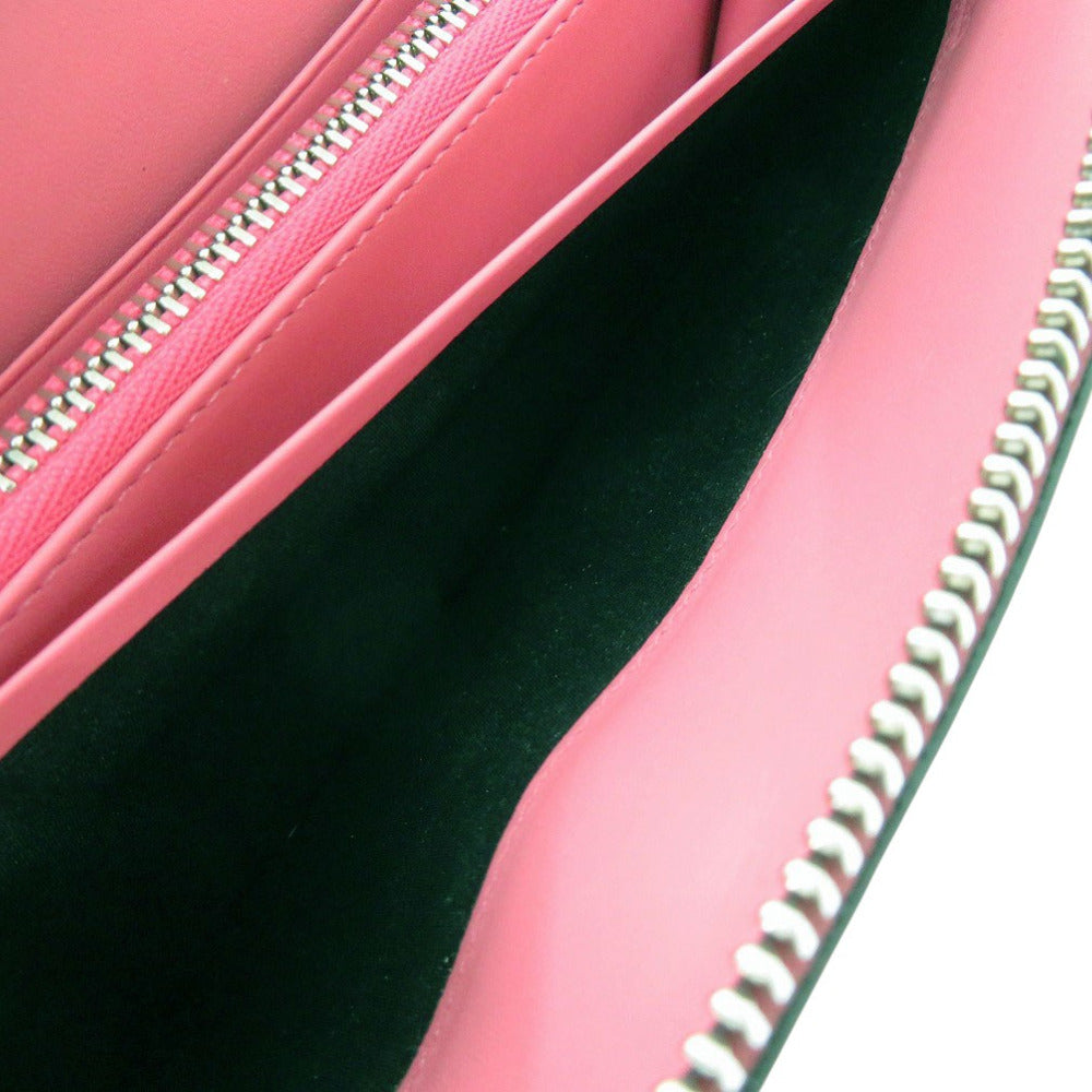 LOEWE Long Wallet Purse 261850 leather Magenta Repeat anagram
