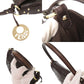 FENDI Shoulder Bag leather Brown Zucca Pattern