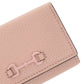 GUCCI Tri-fold wallet 745988 leather pink Horsebit compact wallet