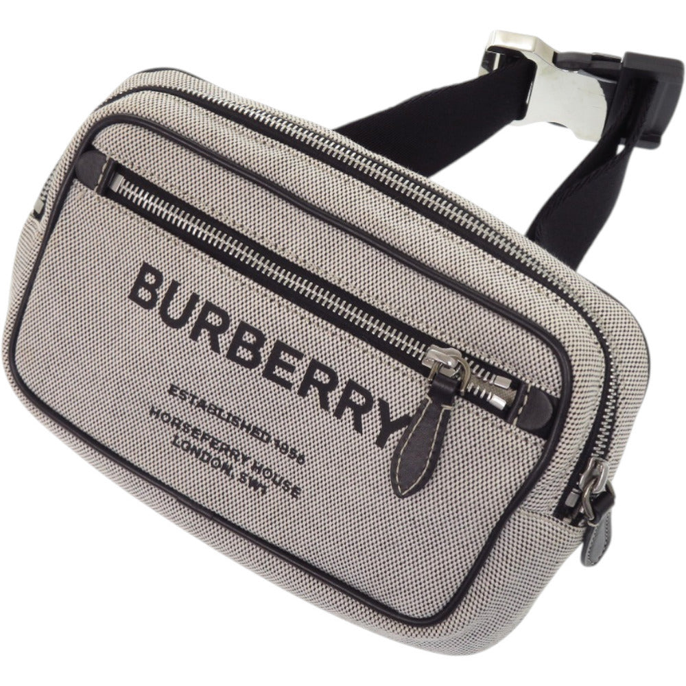 BURBERRY Sling bag 8038902 Cotton canvas gray