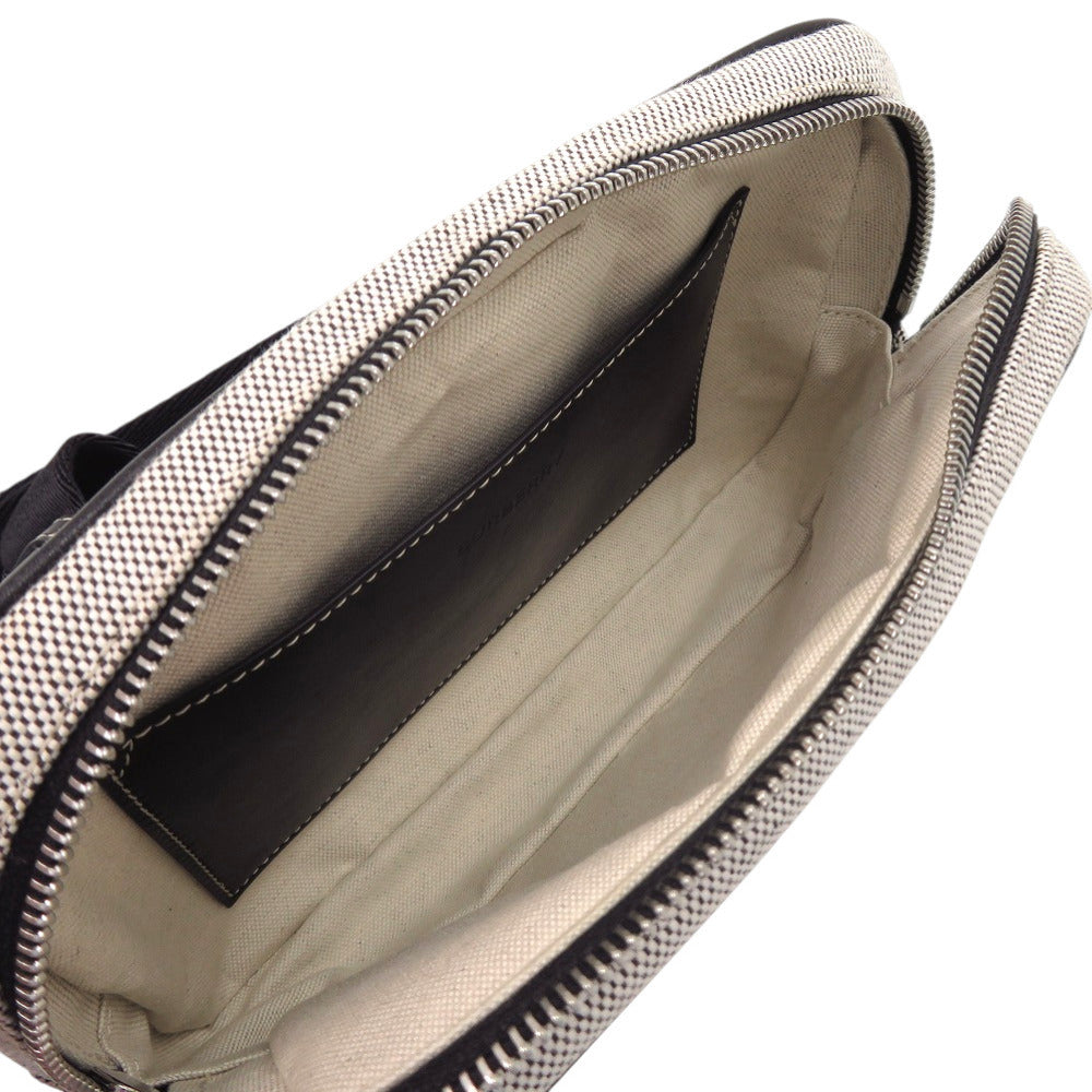 BURBERRY Sling bag 8038902 Cotton canvas gray