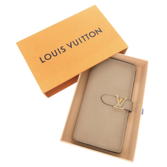 LOUIS VUITTON Long Wallet Purse M81367 leather Galle LV vertical wallet