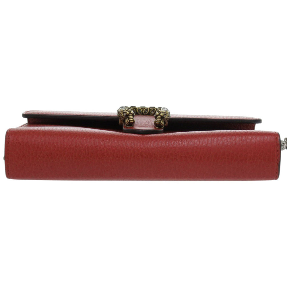 GUCCI Shoulder Bag 401231 leather Red
