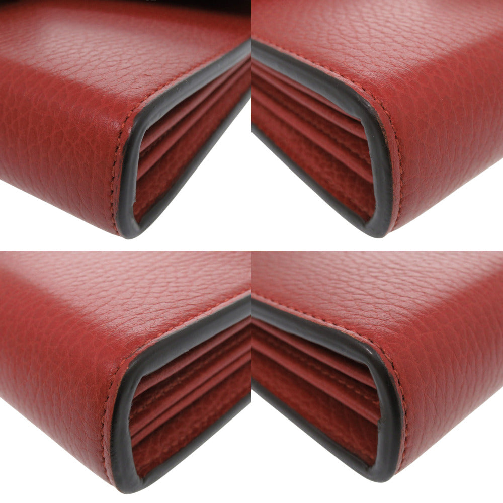 GUCCI Shoulder Bag 401231 leather Red