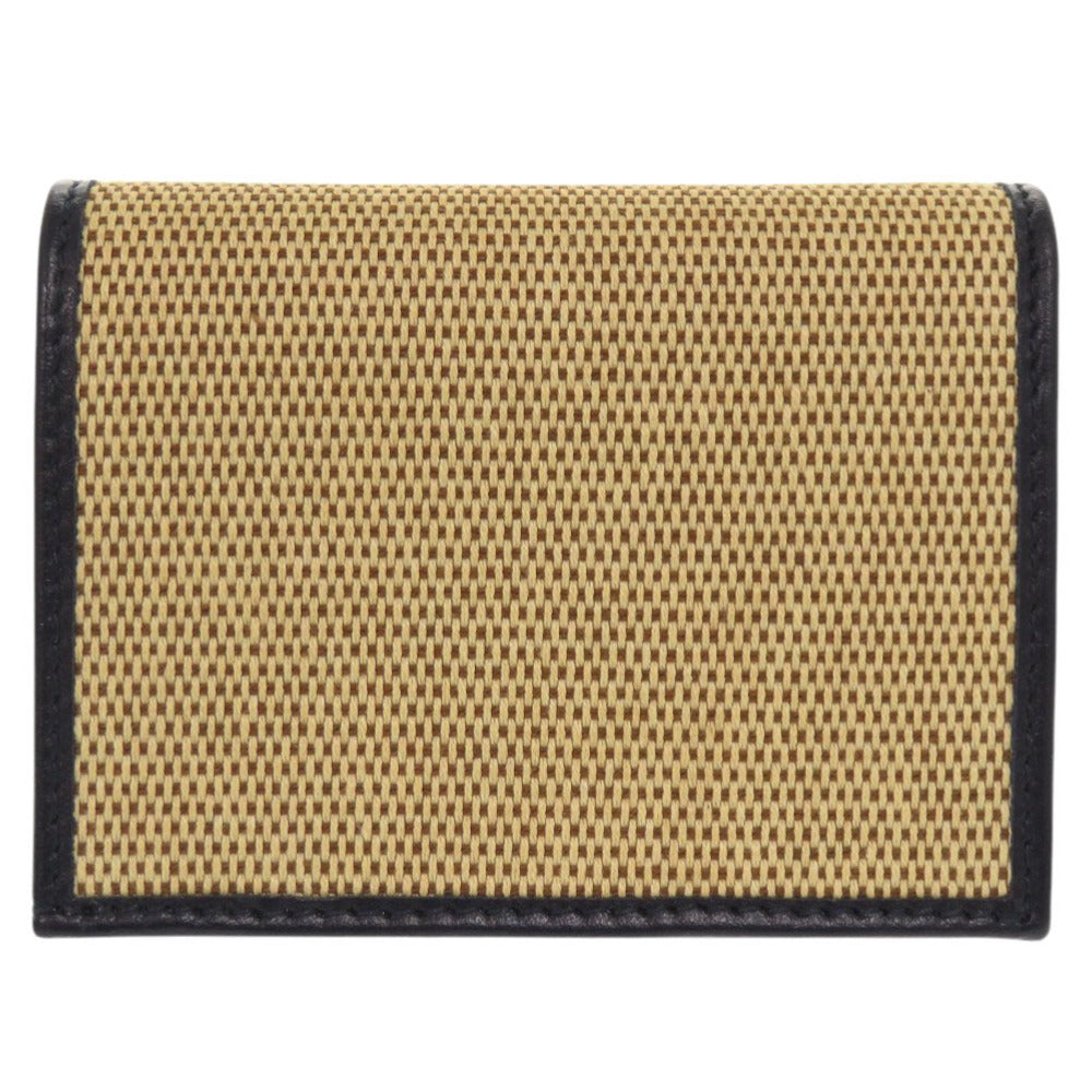 GUCCI Bifold Wallet 621887 Canvas, Leather beige Horsebit