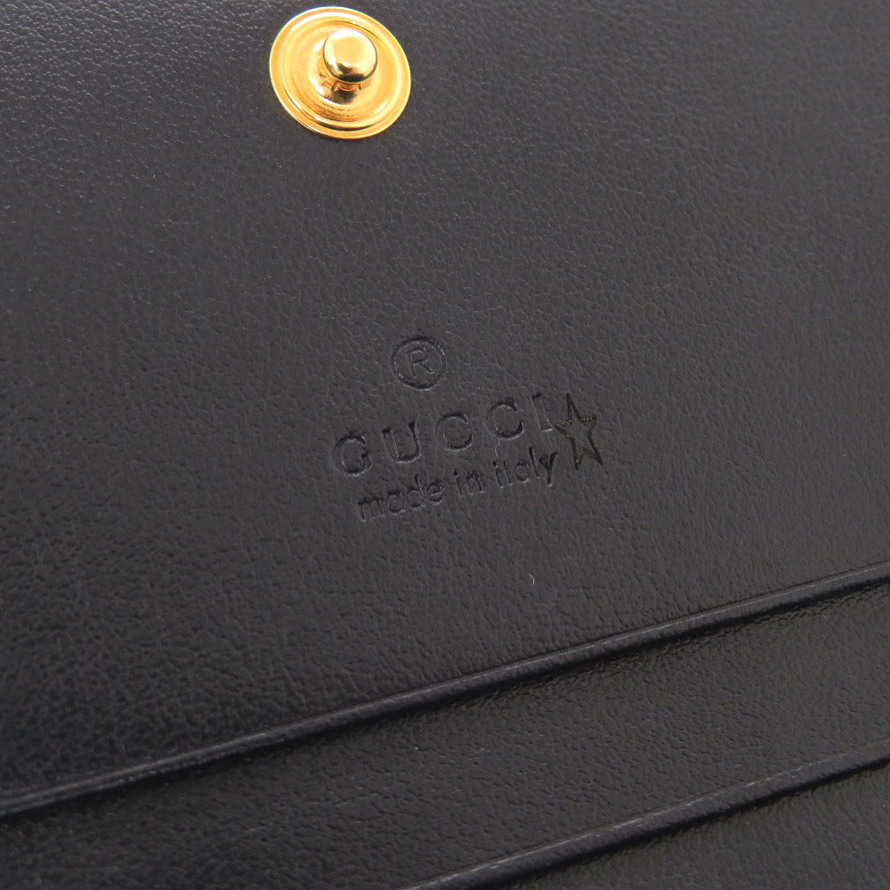 GUCCI Bifold Wallet 621887 Canvas, Leather beige Horsebit