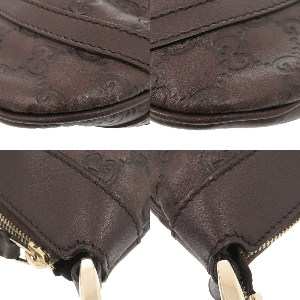 GUCCI Shoulder Bag 203257 leather Brown Abbey