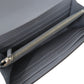 FENDI Long Wallet Purse 8M0427A91B leather Light blue PEEKABOO