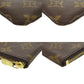 LOUIS VUITTON Coin case M62650 Monogram canvas Brown Monogram Pochette Cre
