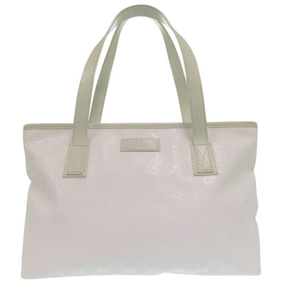 GUCCI Tote Bag 211138 PVC white
