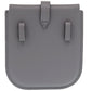 BURBERRY Waist bag leather gray Waist pouch