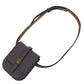 BURBERRY Waist bag leather gray Waist pouch