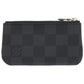 LOUIS VUITTON Coin case N60155 Damier Grafitto Canvas black Damier Graphite Pochette Cre