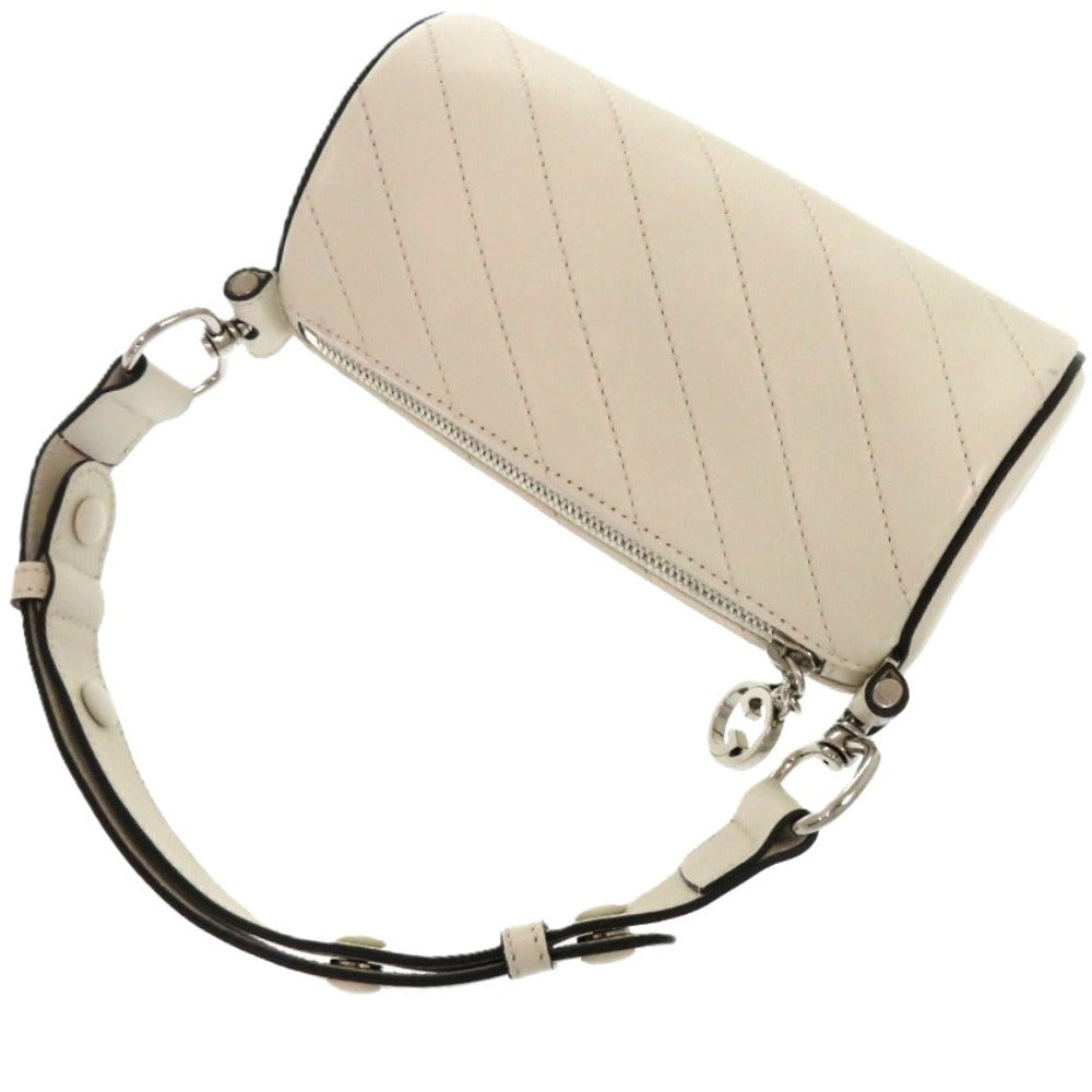 GUCCI Shoulder Bag 760170 leather white Blondy