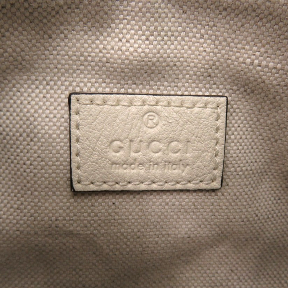 GUCCI Shoulder Bag 760170 leather white Blondy