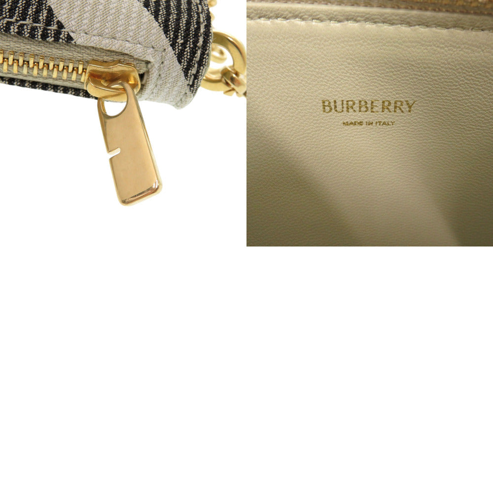 BURBERRY Shoulder Bag canvas beige Micro Shield Sling Bag