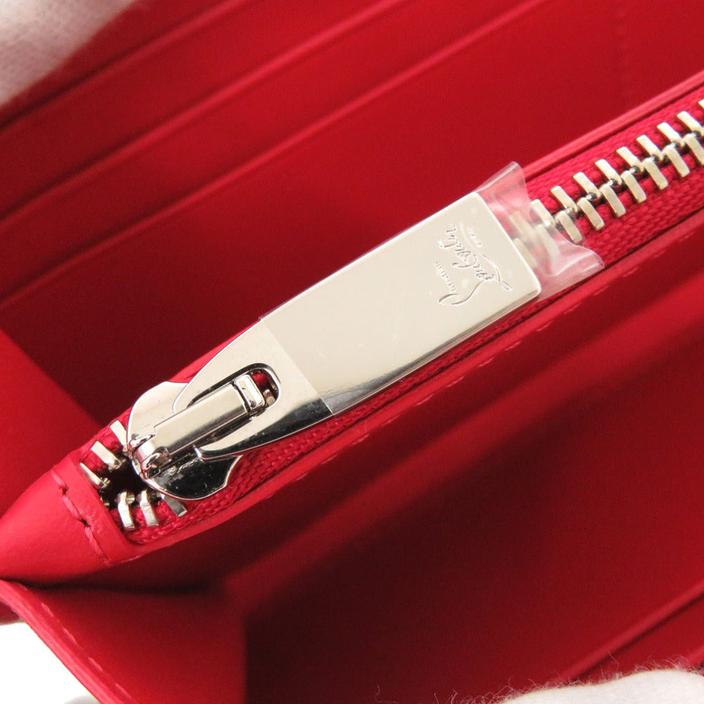 Christian Louboutin Long Wallet Purse 3175224 leather gray