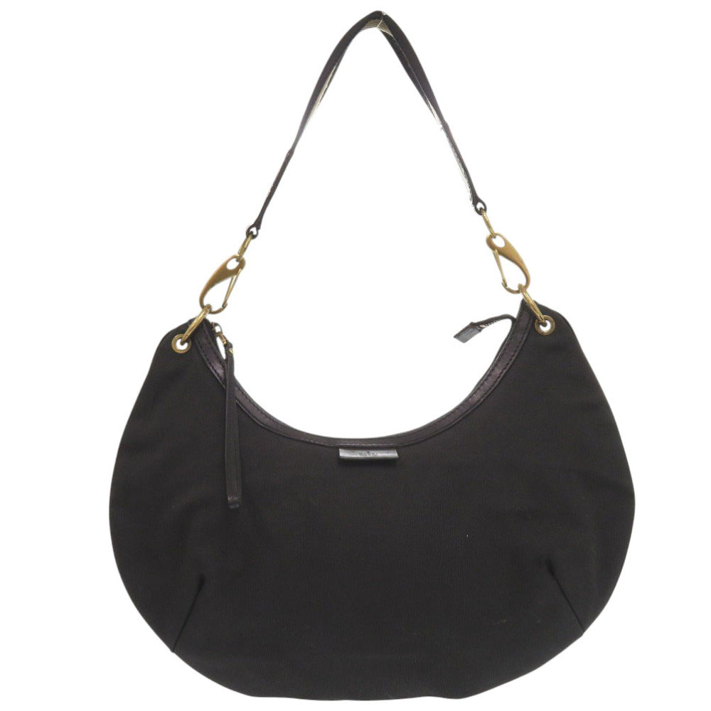 GUCCI Shoulder Bag 106663 Canvas, Leather black