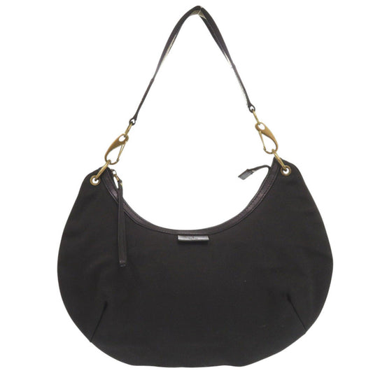 GUCCI Shoulder Bag 106663 Canvas, Leather black