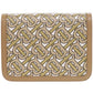 BURBERRY Shoulder Bag leather beige