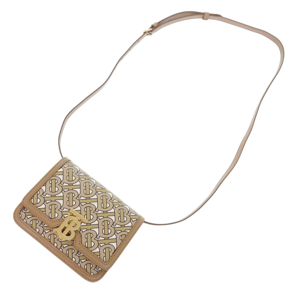 BURBERRY Shoulder Bag leather beige