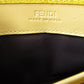 FENDI Long Wallet Purse 8M0251 leather yellow FF Diamond