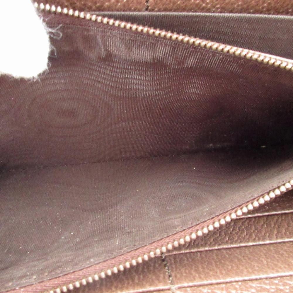 GUCCI Long Wallet Purse 658634 GG Supreme, Leather beige Diana Bamboo