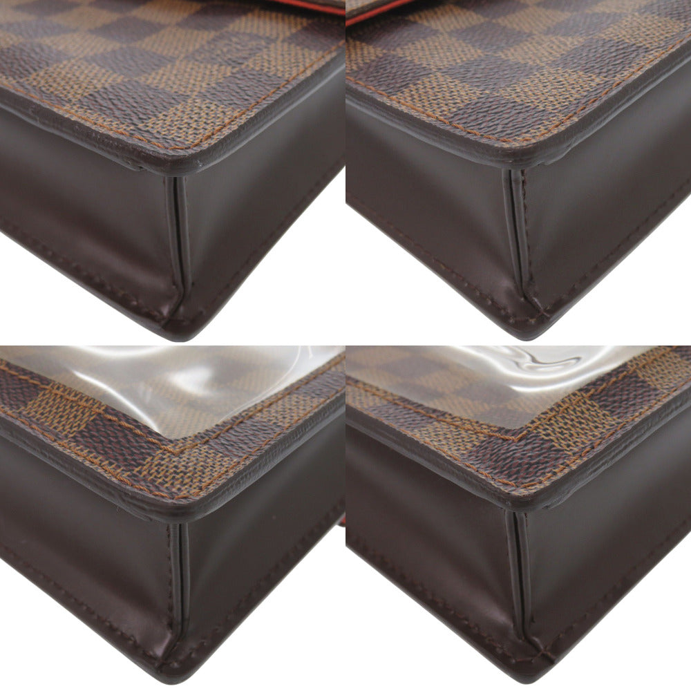 LOUIS VUITTON Shoulder Bag N45271 Damier canvas Brown Damier Portello