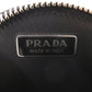 PRADA Shoulder Bag 1NR003 leather Silver