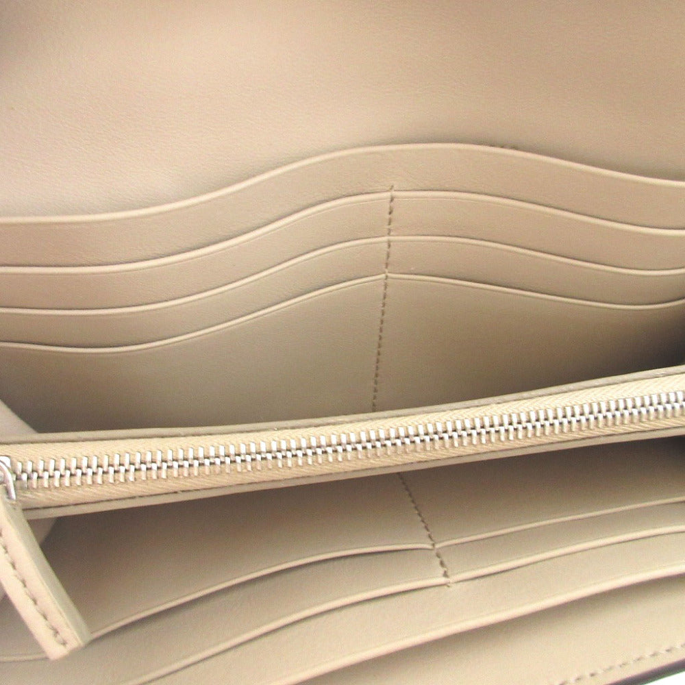 FENDI Long Wallet Purse 8M0427 leather Ivory Peekaboo
