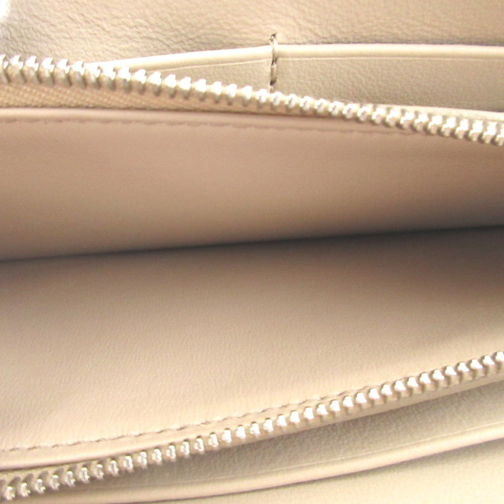 FENDI Long Wallet Purse 8M0427 leather Ivory Peekaboo