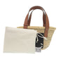 LOEWE Handbag A223S93X09 Raffia, Leather natural Studio Ghibli Collaboration Basket Bag - Makkuro Kurosuke