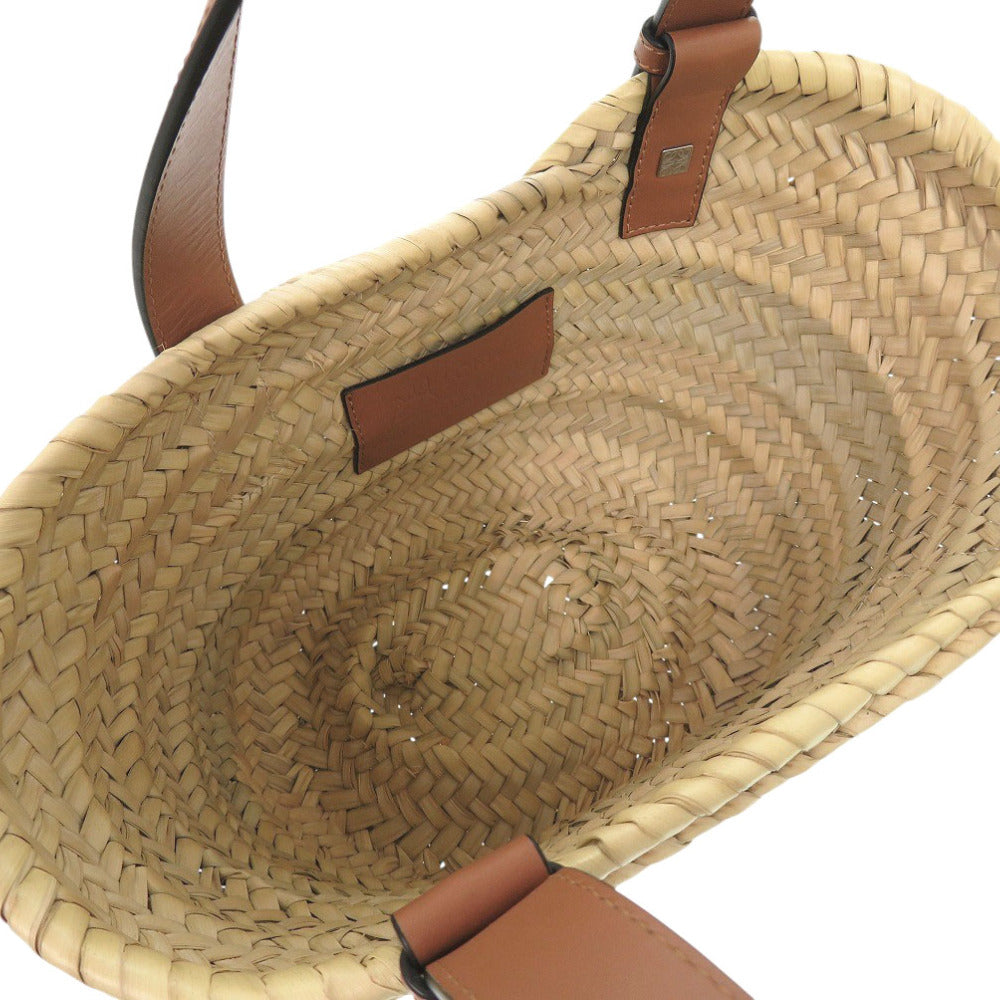 LOEWE Handbag A223S93X09 Raffia, Leather natural Studio Ghibli Collaboration Basket Bag - Makkuro Kurosuke