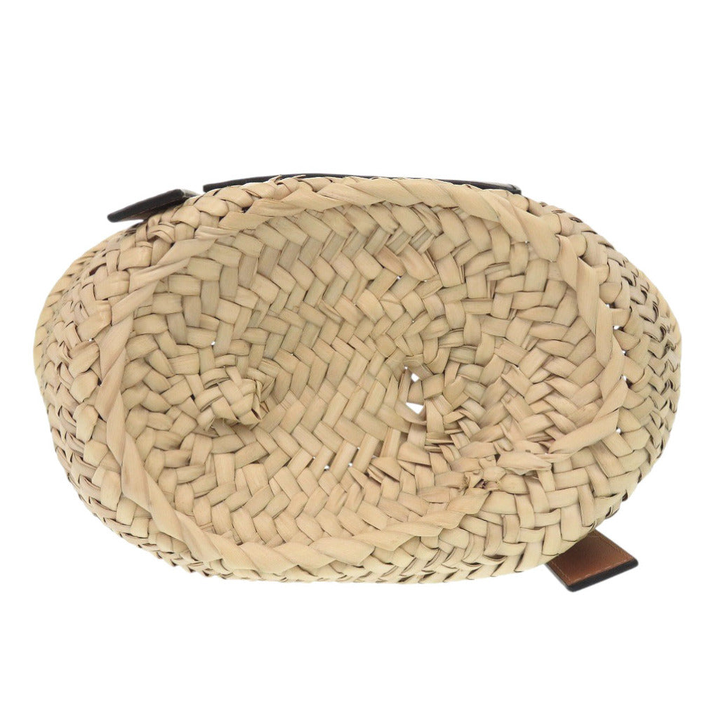 LOEWE Handbag A223S93X09 Raffia, Leather natural Studio Ghibli Collaboration Basket Bag - Makkuro Kurosuke