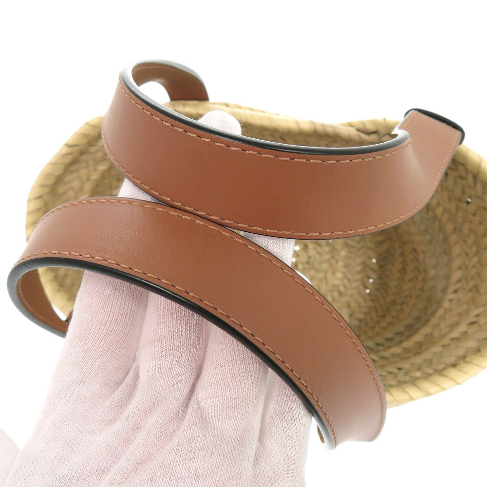 LOEWE Handbag A223S93X09 Raffia, Leather natural Studio Ghibli Collaboration Basket Bag - Makkuro Kurosuke