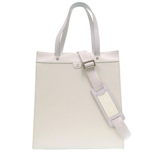 Christian Louboutin Tote Bag 1225141 Calfskin white RUISTOTE