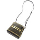 GUCCI Shoulder Bag 511189 leather black x SEGA GUCCY print