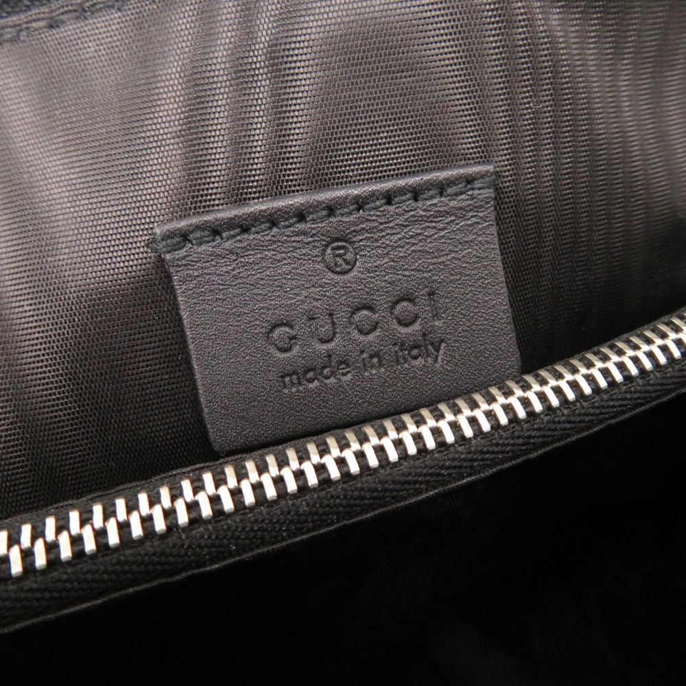 GUCCI Shoulder Bag 511189 leather black x SEGA GUCCY print