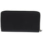 GUCCI Long Wallet Purse 625558 Grain leather black Double G embossed
