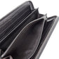 GUCCI Long Wallet Purse 625558 Grain leather black Double G embossed