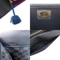 LOEWE Long Wallet Purse 101111 leather purple anagram